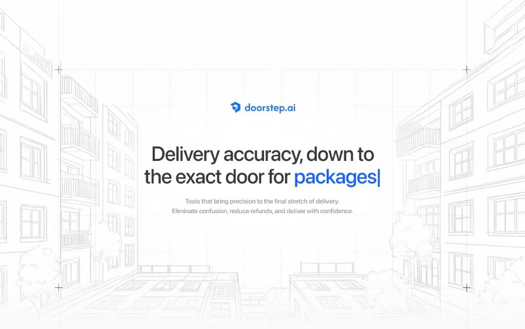 Doorstep AI delivery accuracy platform